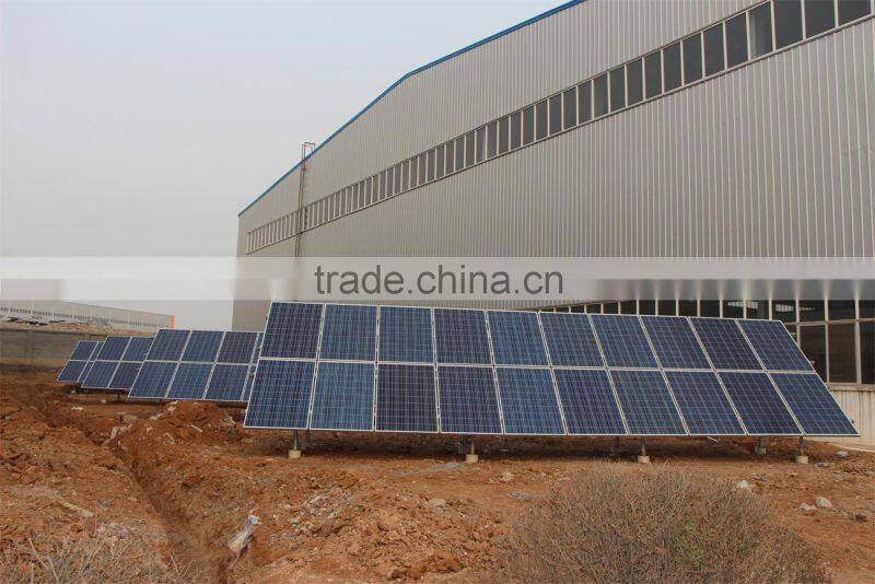 Ground solar panel mounting bracket