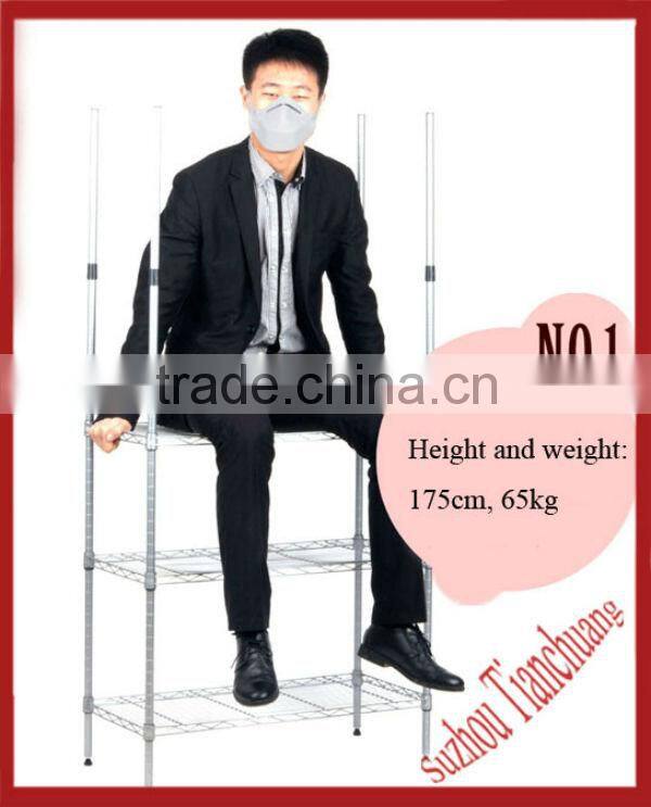 chromed stainless steel display stand