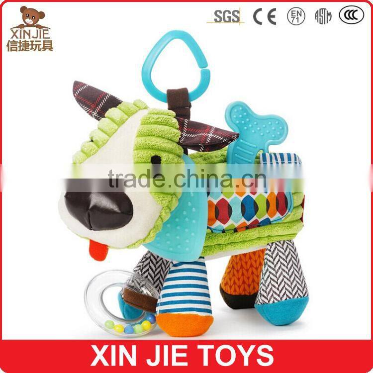 custom soft cartoon baby doll nice design jungle animal plush toy top quality baby toys