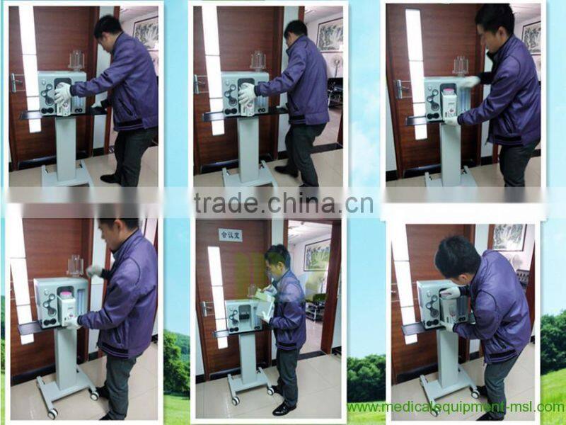 MSLGA02W Portable Vet Anesthesia Machine with External and reusable soda lime canister