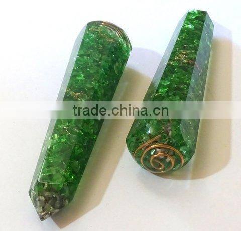 Orgonite Green Energy Cone : Supplier Of Onyx Orgonite Product