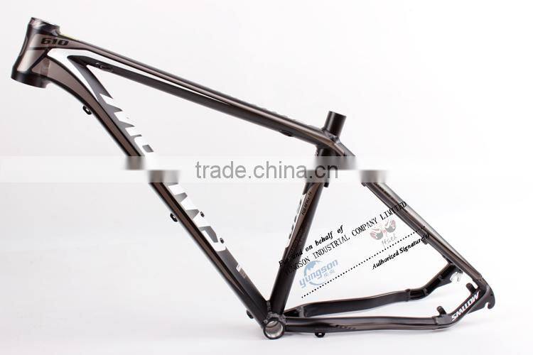 aluminum alloy 6061 26er*16/17 inch flat welding aluminum alloy mountain bike frame on sale