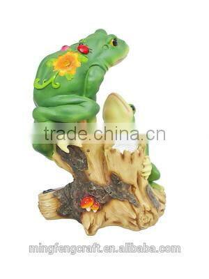 Custom 2015 solar light indoor decor resin flower