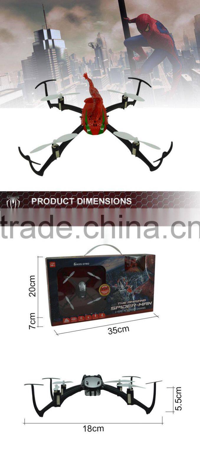 Goog gift hot sale plastic ABS rc quadcopter drone for sale