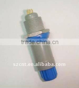 plastic electrical medical 3 pole connector