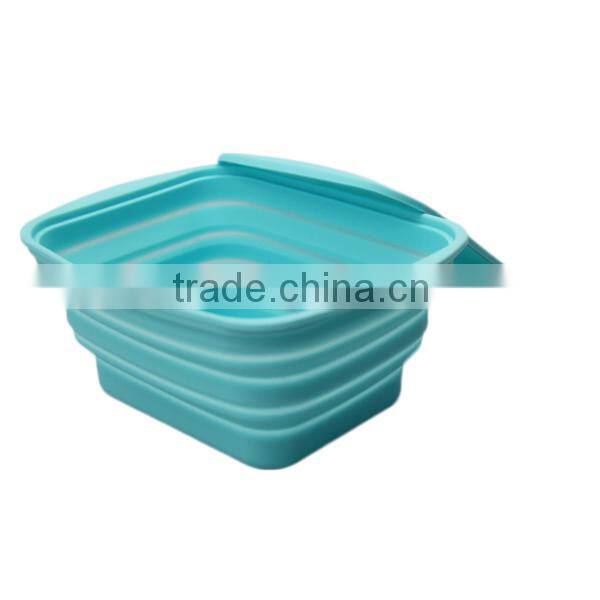 food safe silicone square storage box/plastic food storage containers plastic food storage case fresh box Crisper