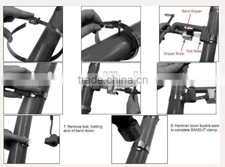 PVC Coated Stainless Steel banding Strap 304