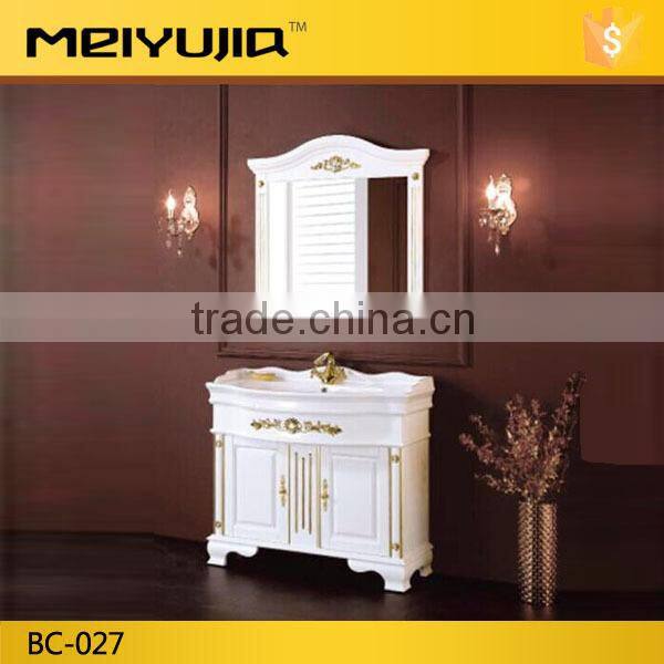 Chaozhou wholesale solid wood bathroom cabinet for sale