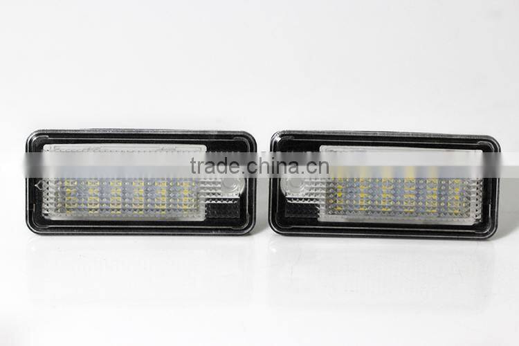 DC12-30V number plate light one year warranty canbus led license plate light for A udi