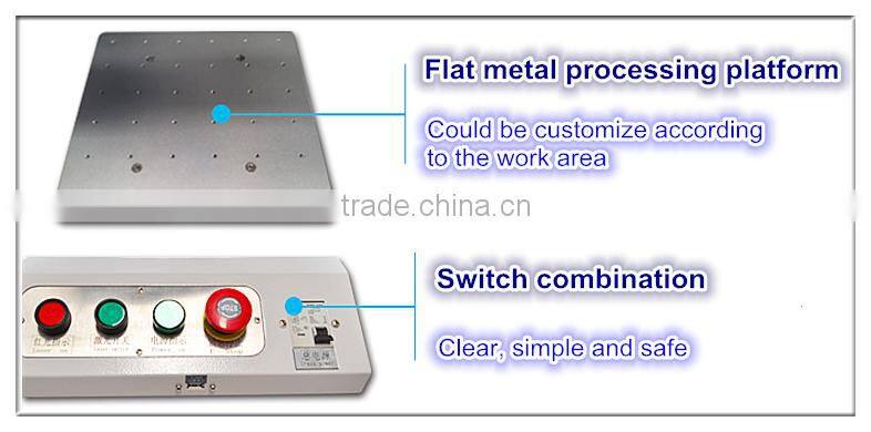 Integrated type 20W air cooling fiber laser marking machine for sale
