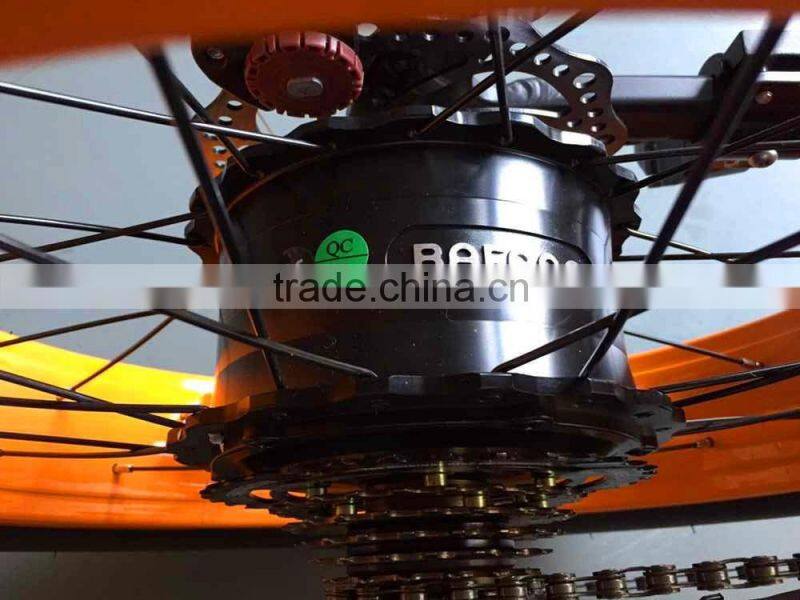 48V DC gear hub motor electric bicycle folding small 20*4.0