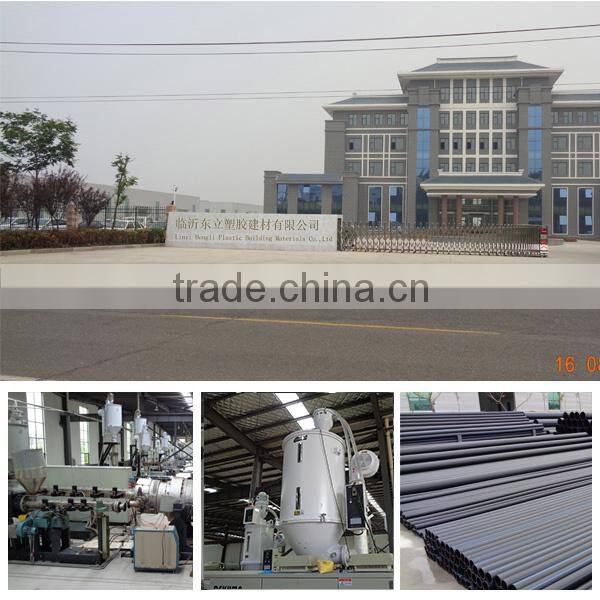 High strength polyethylene pipe PE100 pipe PN10 PN16 for water irrigation