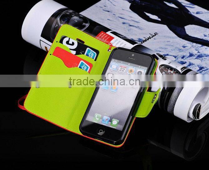 leather case for iPhone 5 case (GF-IP5-01)