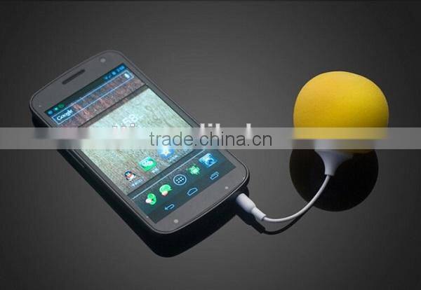 High Quality Audio mini Ball Shape Speaker Suitable for All Devices with 3.5mm Audio Jack