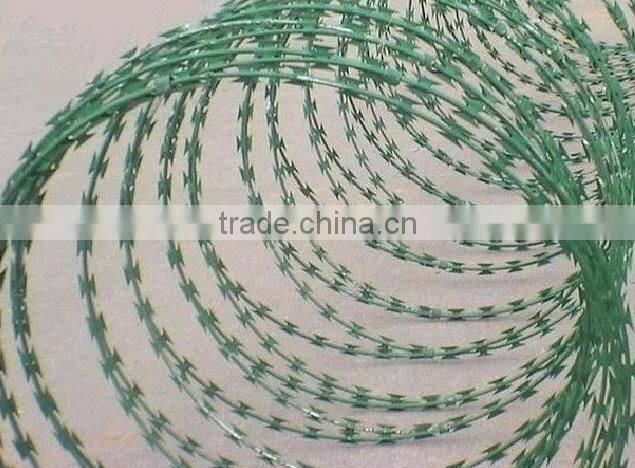 pvc coated razor barbed wire