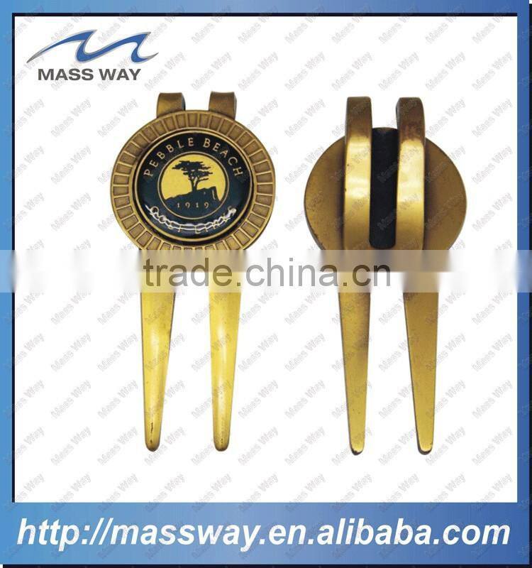 personalized fashion custom owl shape metal gold repair golf divot tools