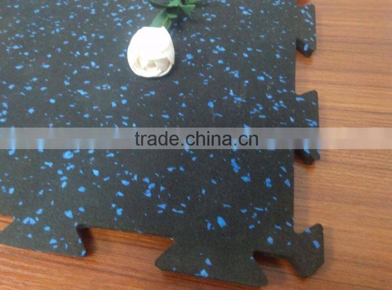 EPDM Flecks Gym Interlocking Rubber Flooring/crossfit floor tile/cheap floor tiles