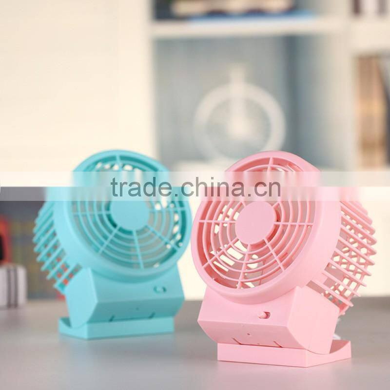 2016 New Arrival USB Mini Fan 5 inch double leaf table fan super mute mini usb fan
