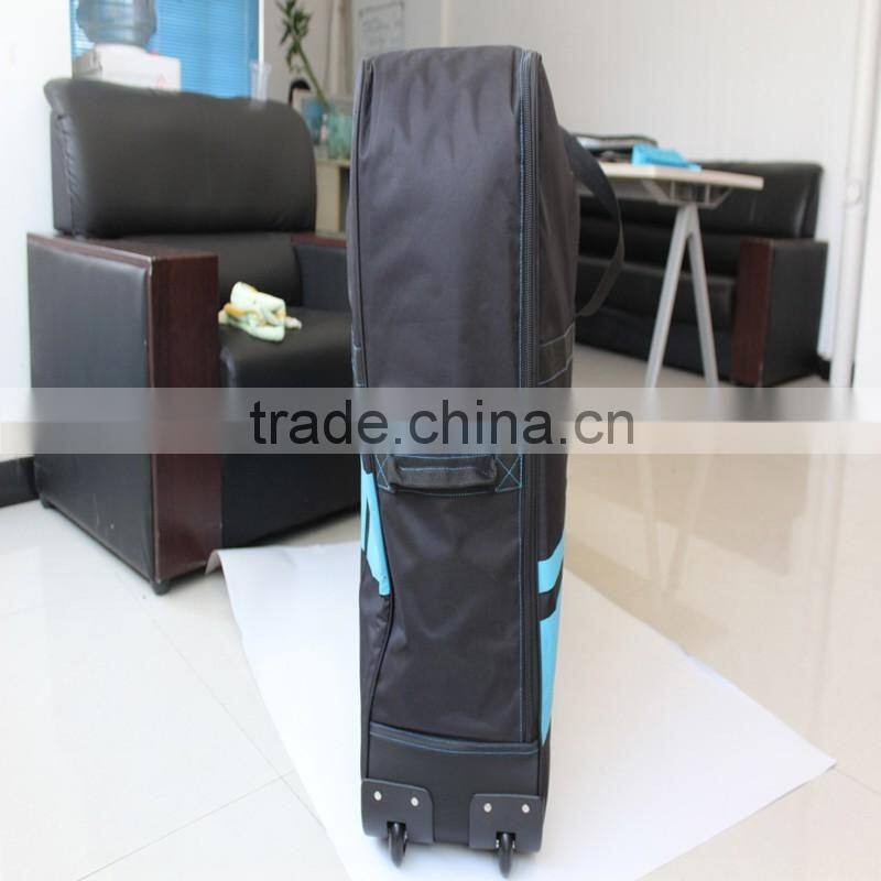 HEAVY DUTY high quality foldable bicycle transport case travel bike bag with wheels black
