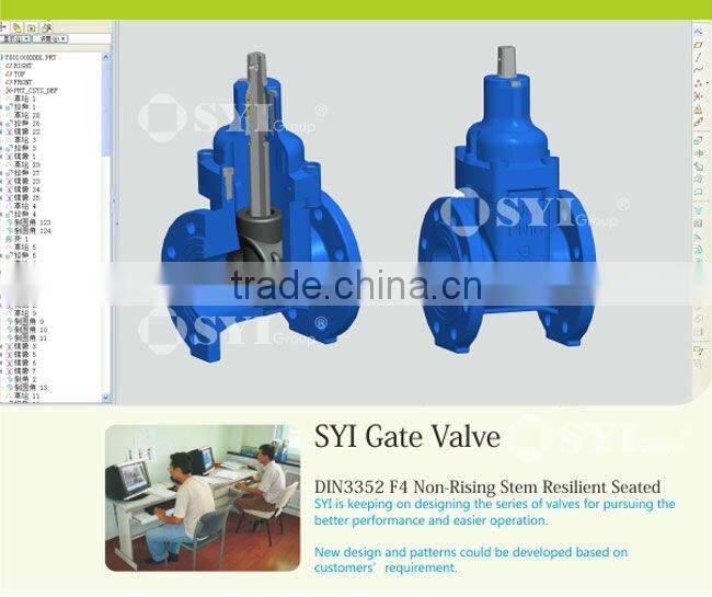 DIN3352 F4 Gate Valve