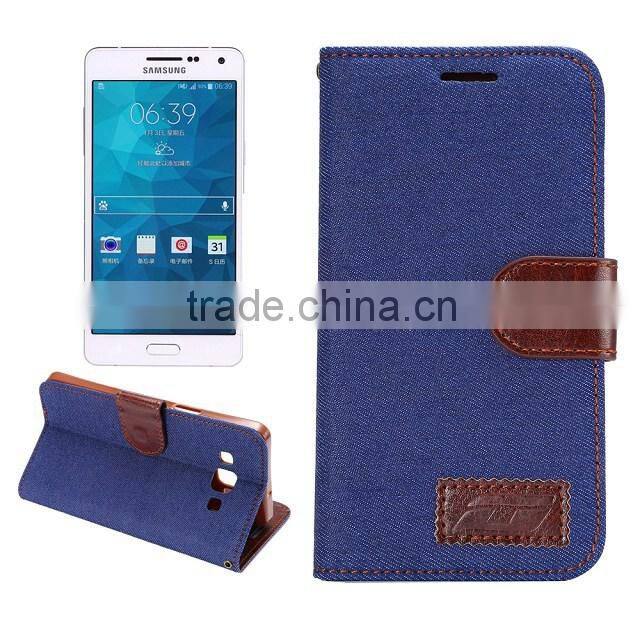 Jeans wallet cover for Samsung galaxy A5