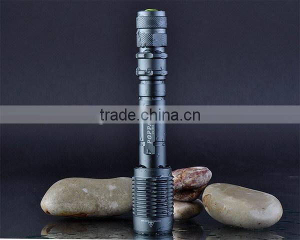 V5-858 High Quality XM-L T6 led High Power Torch Zoomable most powerful flashlight