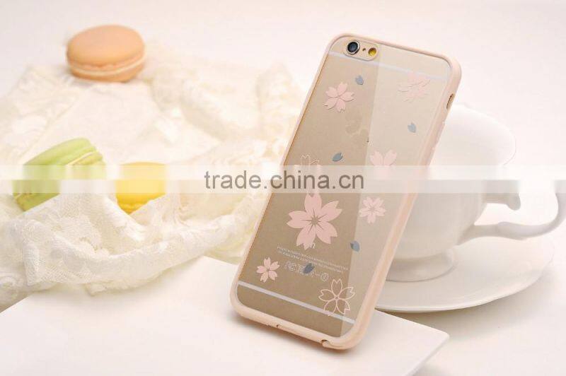 Bulk Buy From China Plastic Equipment Case with TPU Bumper For iPhone 6