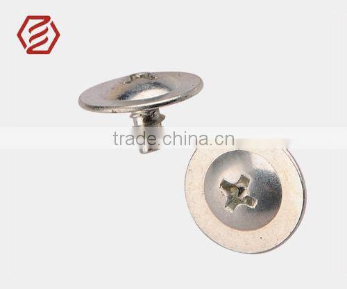 Plain SS304 Half-thread Pan Washer Screws