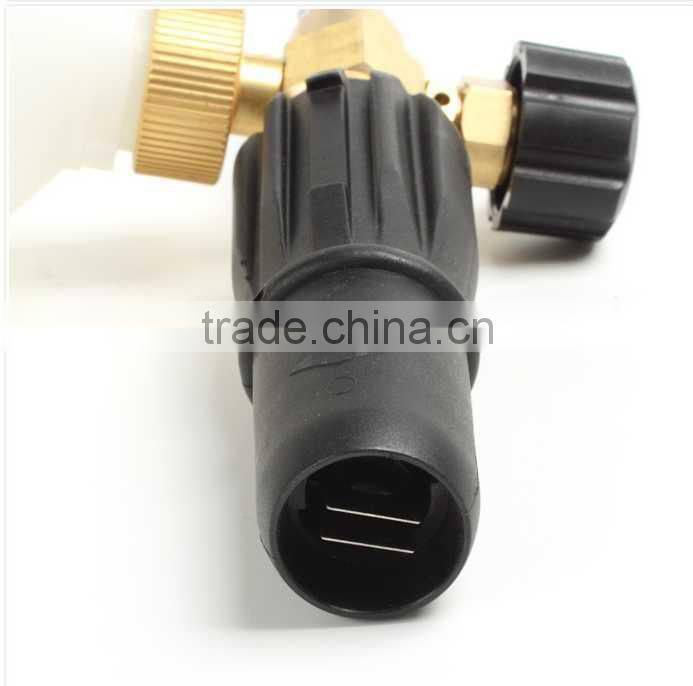 Brass snow foam spray with 1"4 in connector for washing cars motorcycles