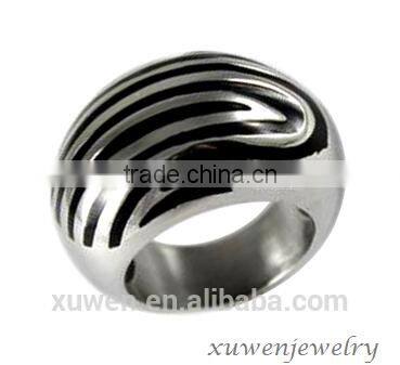 engravable zebra 316l stainless steel casting machine jewelry