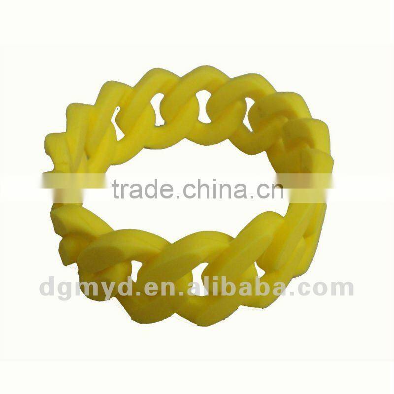 Most Special and Lovely 18 links twist silicone bracelet