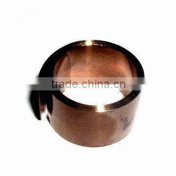 Copper-plated flat spiral spring