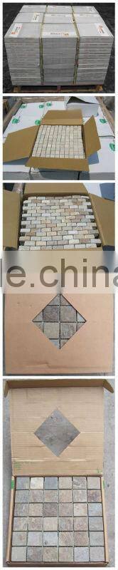 natural river pebble stone mosaic