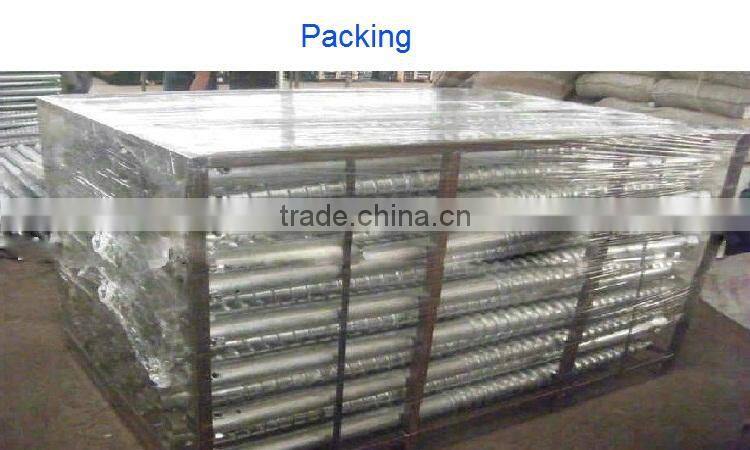 earth screw anchor for solar mounting N76*1600