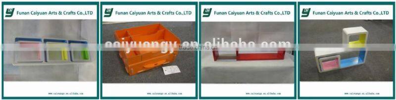 Luxious unique style triangle shape modern home interior wood decore