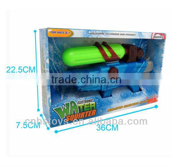2013 crazy selling summer toys reaching 10 meters gunshot battery operated water gun