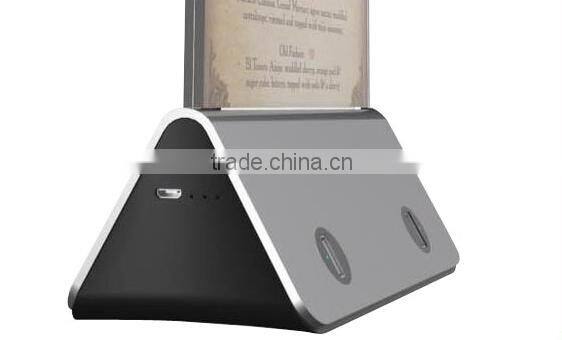 2016 Latest Portable Power Bank 20000Mah,Mobile Power Bank 10000Mah,Menu Holder Restaurant Power Bank Charger