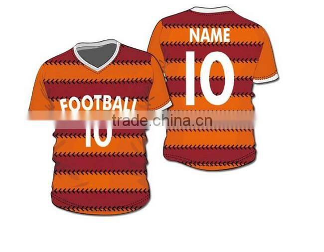 Factory sublimation soccer uniform hot sales polyester cheap soccer jerseys