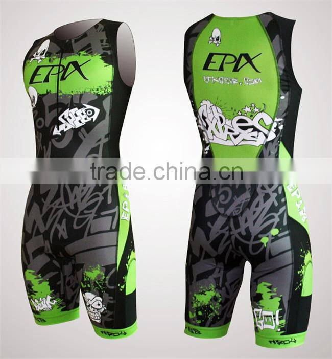 Unisex Professional High Quality Sublimation Triathlon Clothing/Triathlon Wetsuit