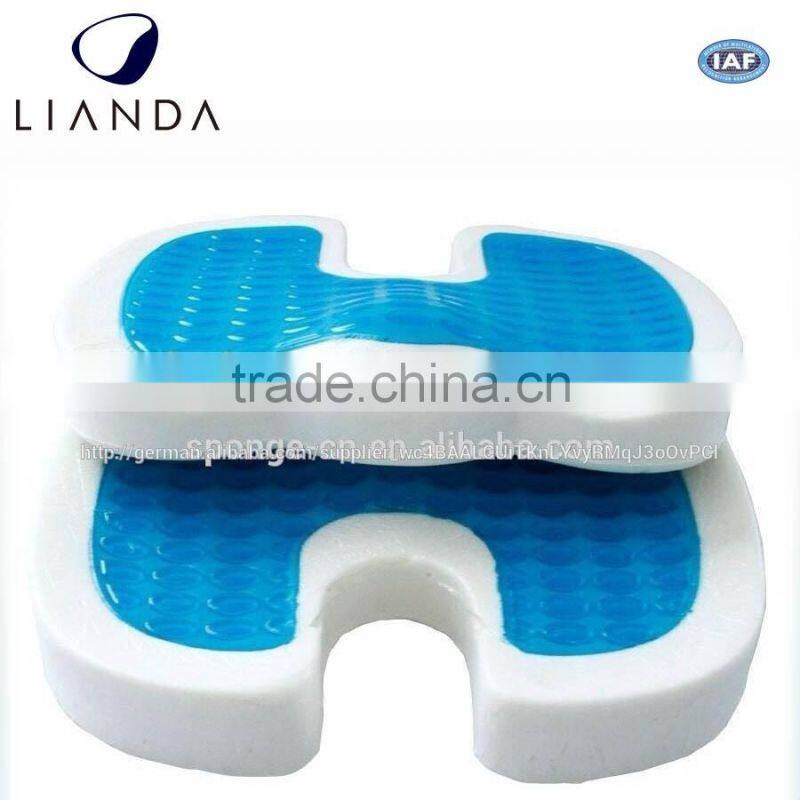 Comfy cooling gel seat cushion as seen on tv,cooling gel cushion with gel pad