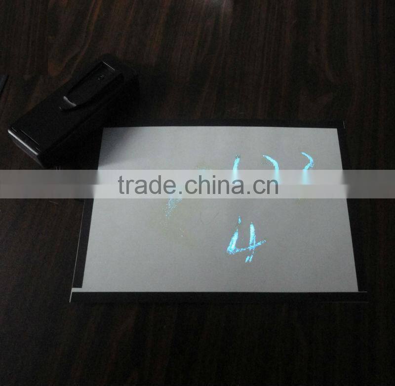 18*12cm LED write panel el write board with 2pcs AA battery inverter