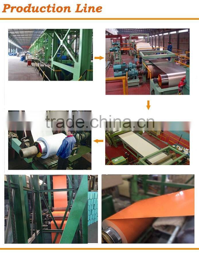 RAL color code prepainted zinc iron coil Z275 building material