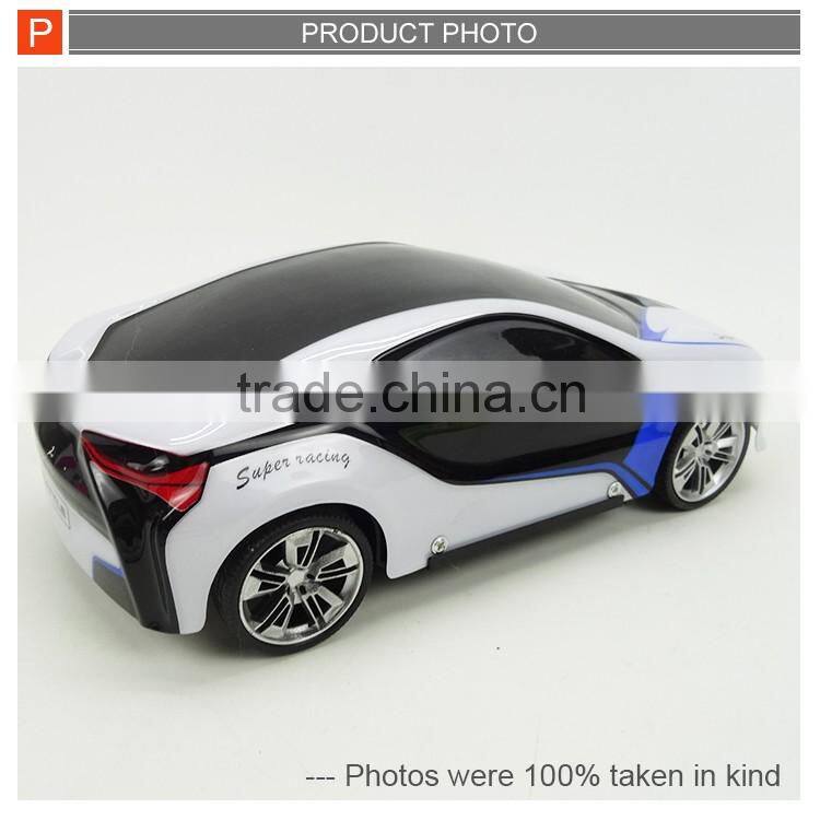 1/18 4 channels kids rc toy remote control car with lights