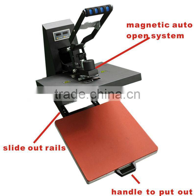 Newest model!! YXD-G7AS high quality slipe and automaticly opening high pressure t shirt heat press machine