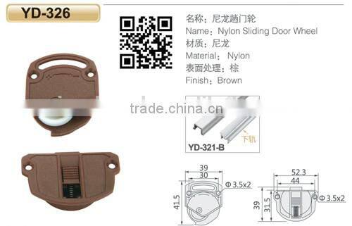 Nylon sliding door roller for wardrobe/furniture/cupboard made in China
