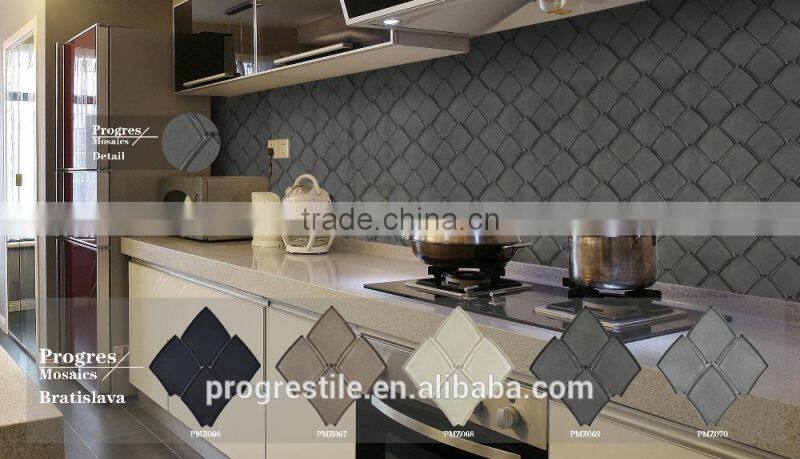 natural stone mosaics, slate mosaic, modern house mosaic design(PMSG320)