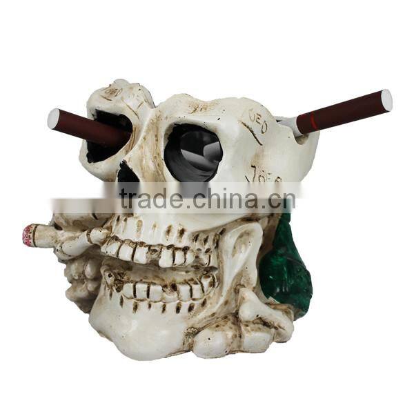 Personalized skull ashtray gift