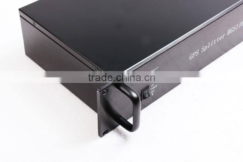 Dual antennas 16 way Rackmount GPS splitters