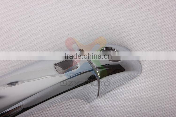 For 08 - 10 A*u*d*i Q*5 A4 A5 Triple Smart Key ABS Chrome Plating Door Handle Cover