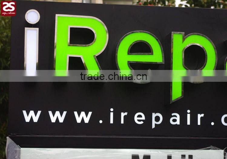 outdoor advertising 3D light box letter sign